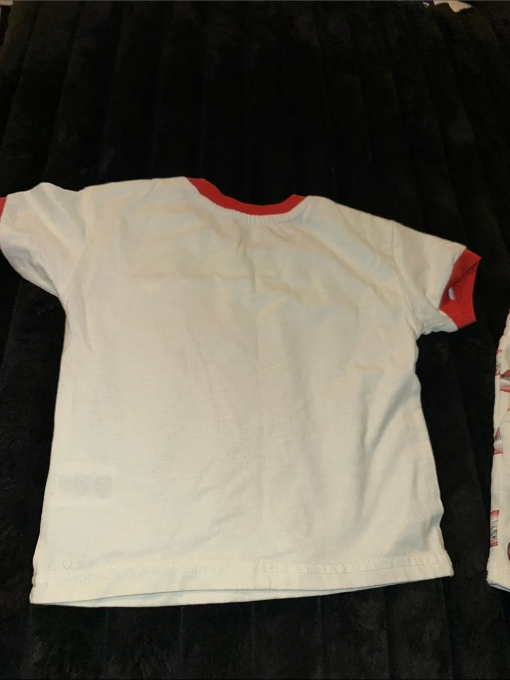 DC Comics White and Red Racing Car Kids Pajama Set